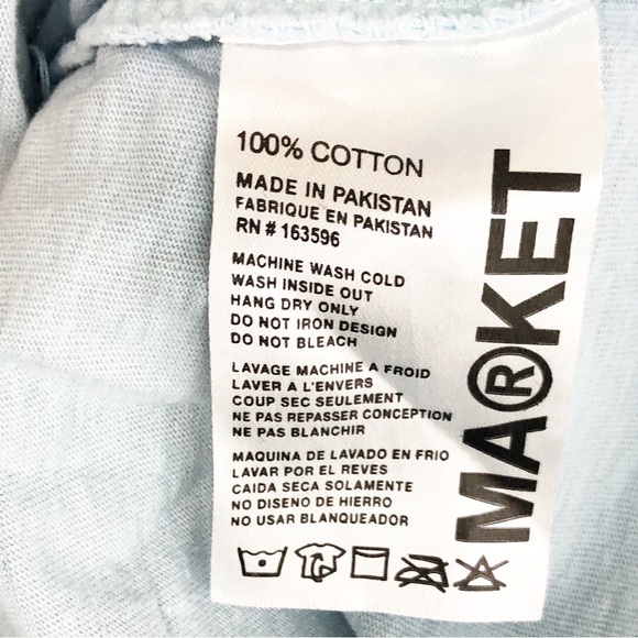 Market ombre, graphic, print sweatshirt - Picture 6 of 10